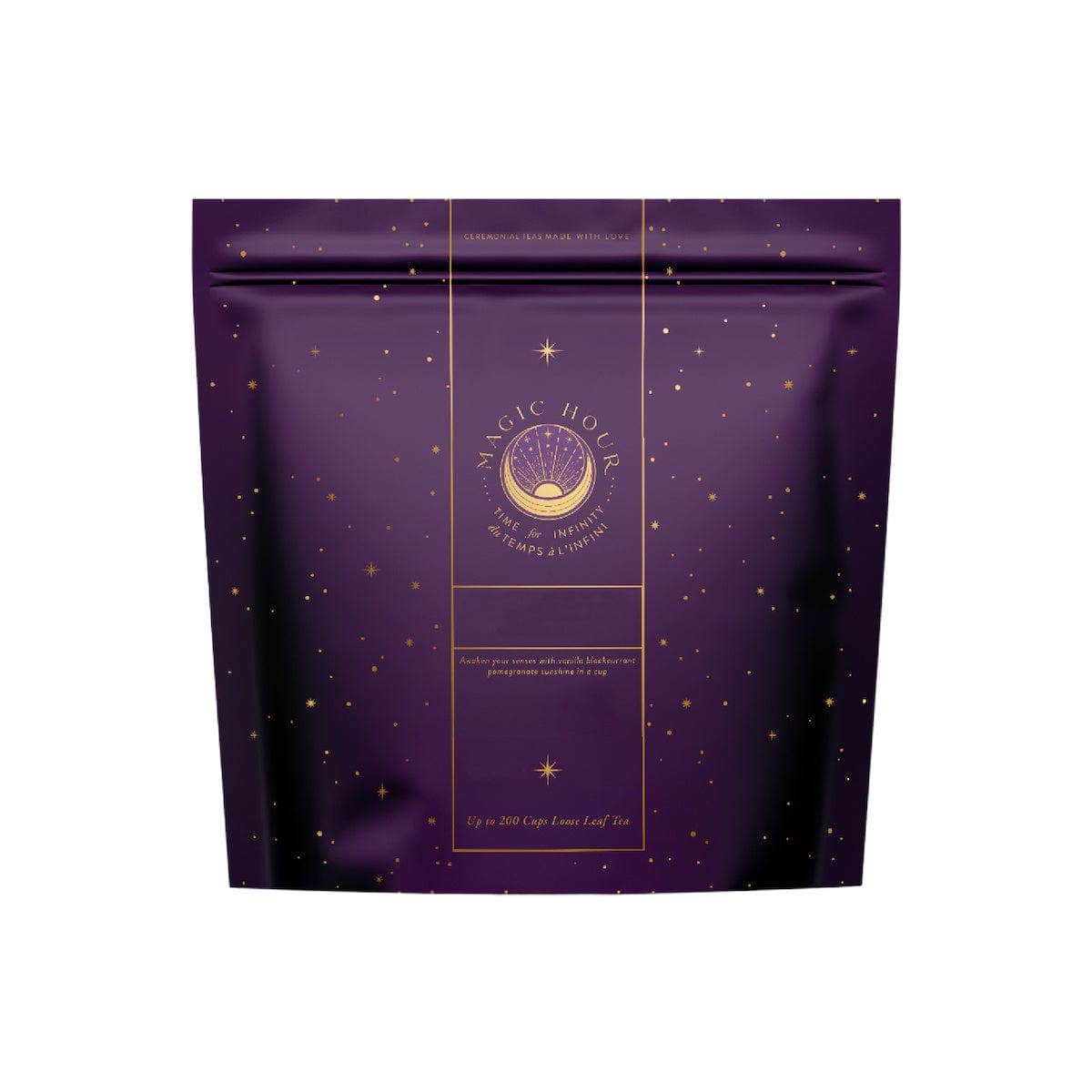 Child's Pose™ Herbal Adaptogen Tea for Sleep & Restful Calm: Violet Glass Apothecary Jar (60-75 Cups)