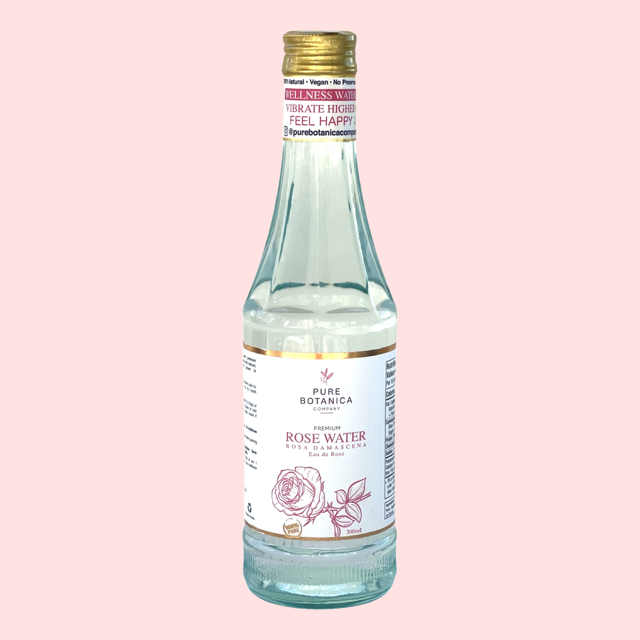 Anti-Anxiety + Mood Booster: Organic Premium Rose Water Dist: 300 ml