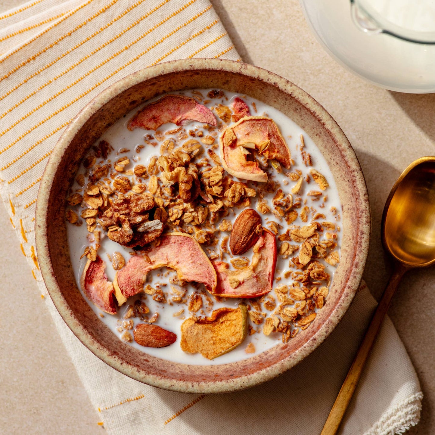 Oat + Cinnamon + Apple Granola—Vegan + No Refined Sugar!