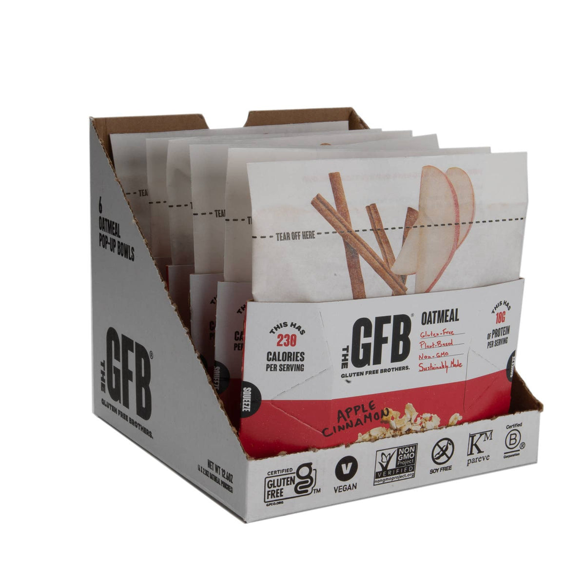 Apple Cinnamon Protein Oatmeal Pop-Up Cup