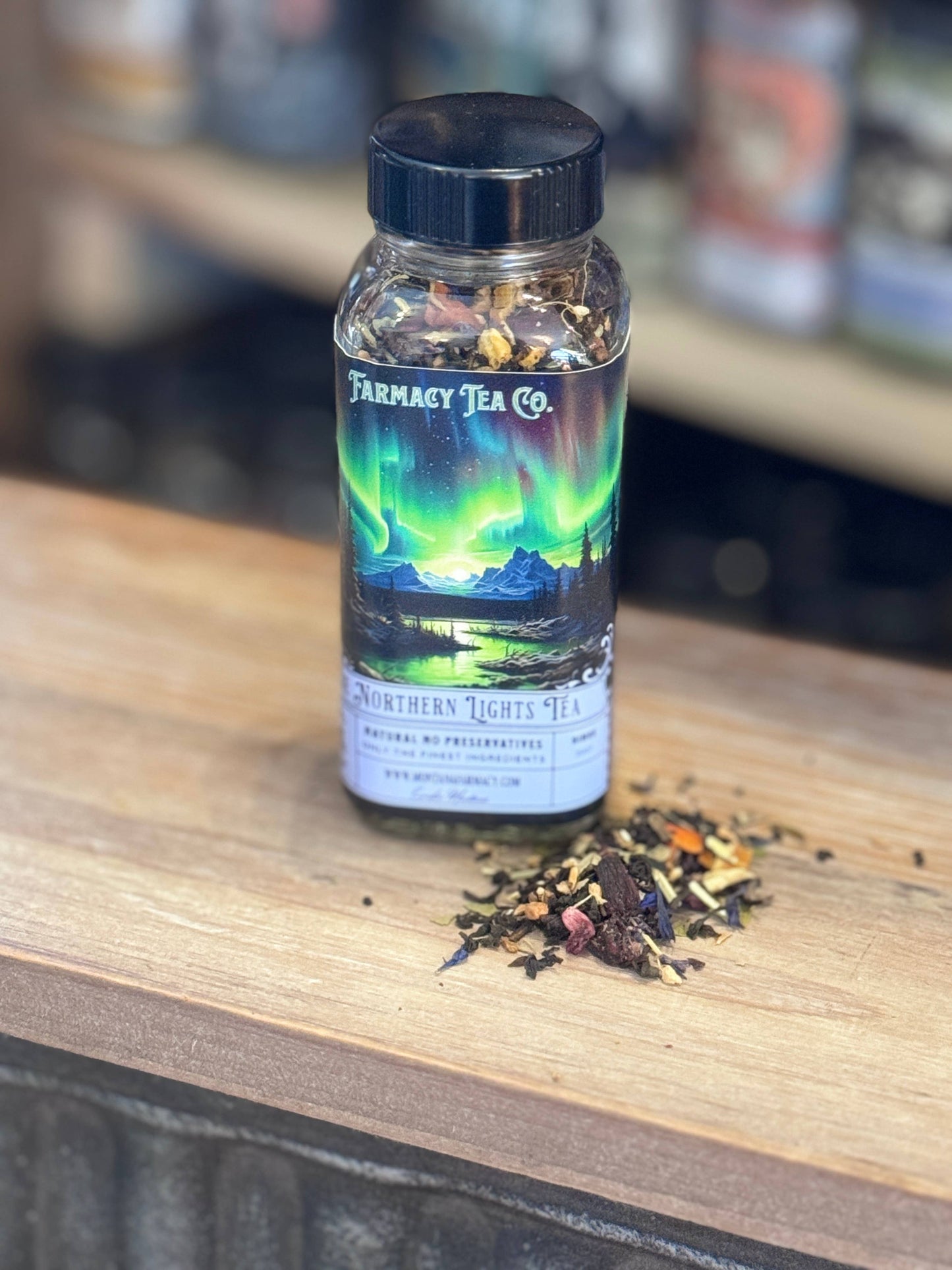 Northern Lights Aurora Borealis lively and lovely Tea a FAVE