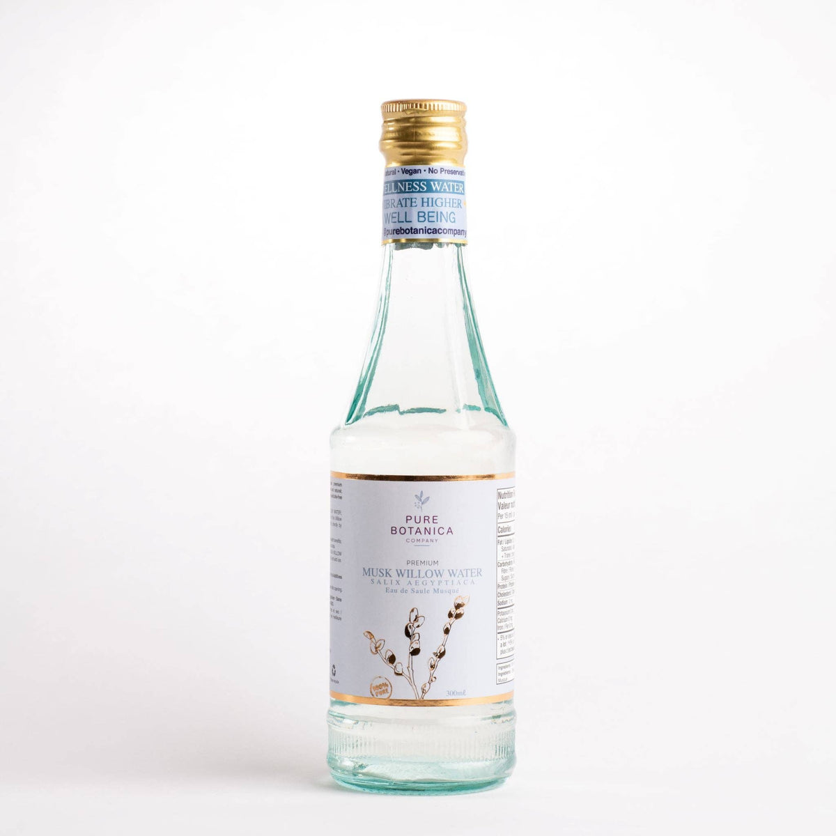 Body Pain Relief: Organic Premium Musk Willow Water Distilla: 300 ml