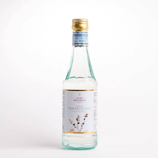Body Pain Relief: Organic Premium Musk Willow Water Distilla: 300 ml