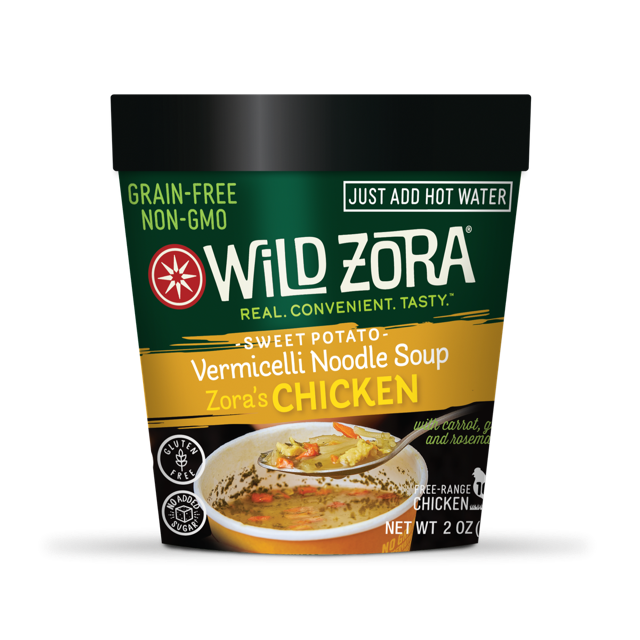 Chicken Noodle-Vermicelli Noodle Soup in a Cup