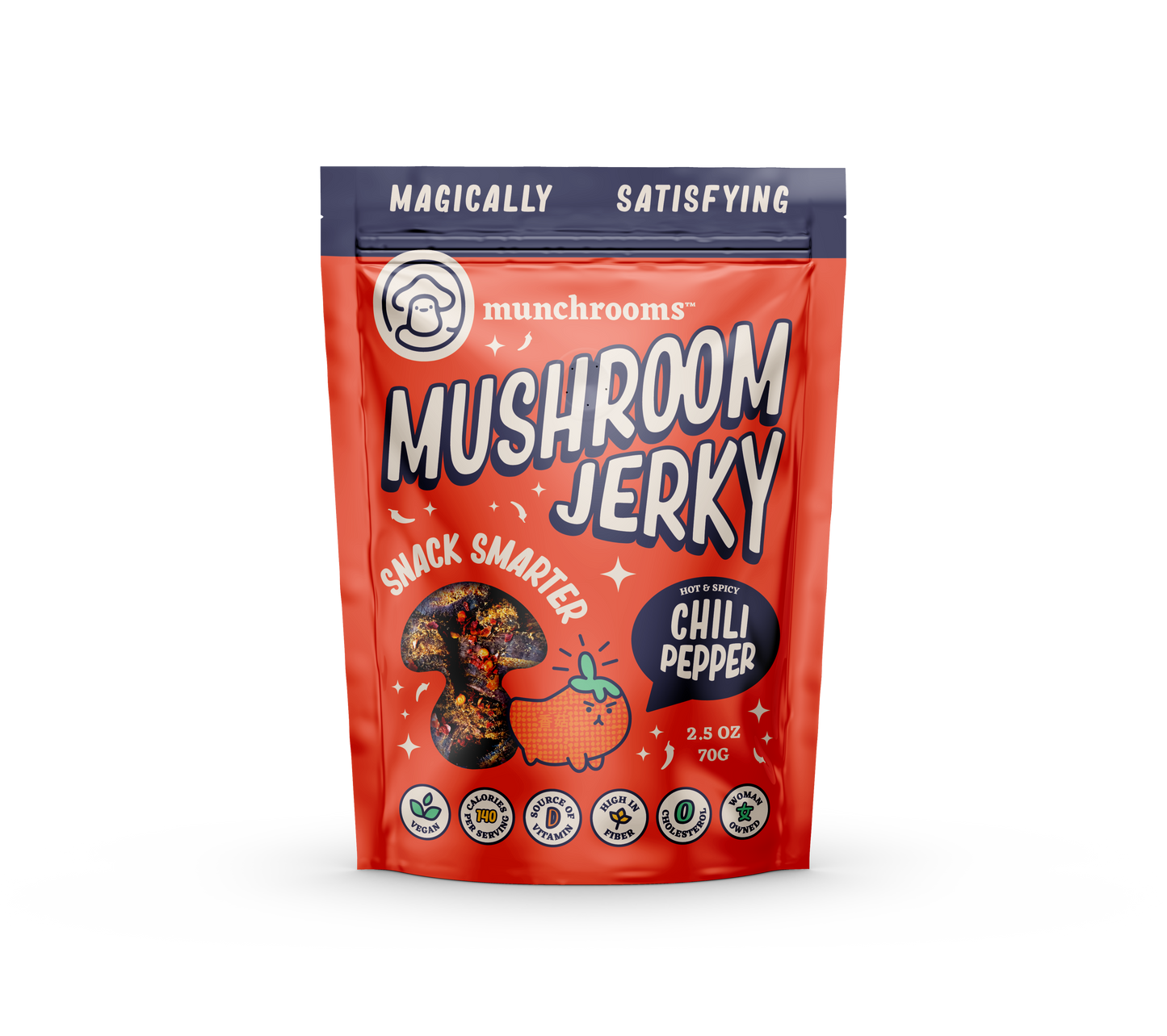 Hot + Spicy Chili Pepper Munchrooms