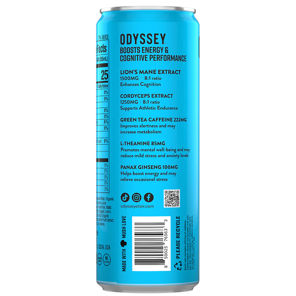 Odyssey Elixir - Blue Raspberry 222mg