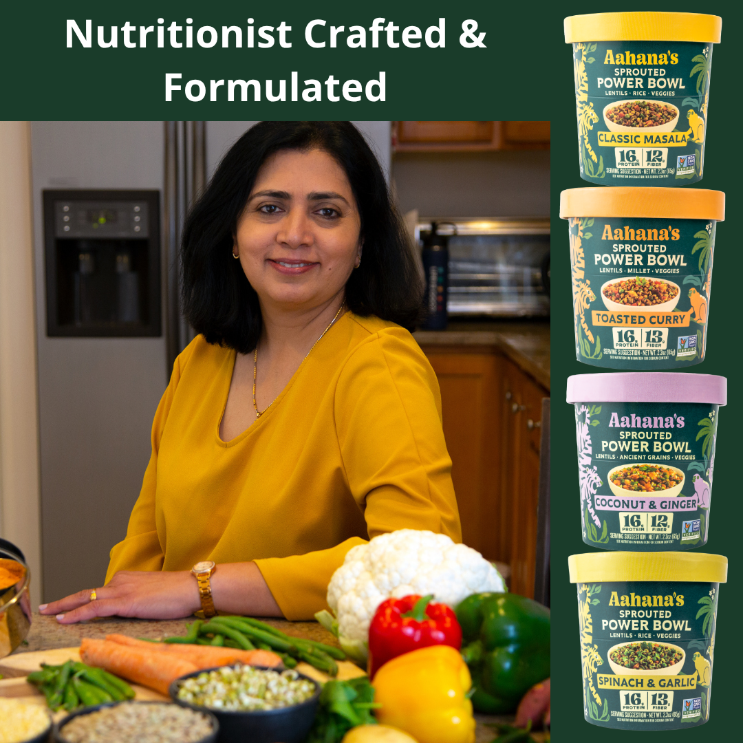 Aahana’s Sprouted Power Bowls Plant-Based, Gluten-Free