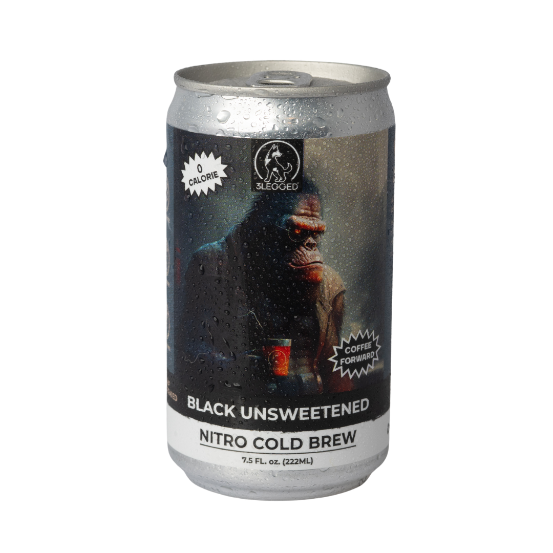 Black Unsweetened Nitro Cold Brew Coffee