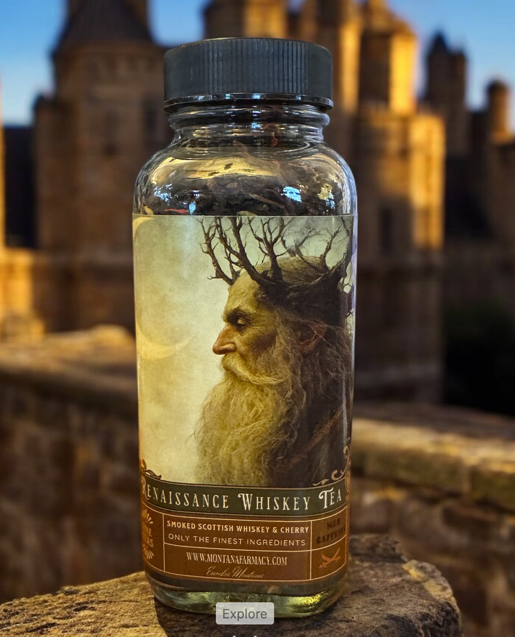 Renaissance Faire Smoked Cherry Whiskey Tea