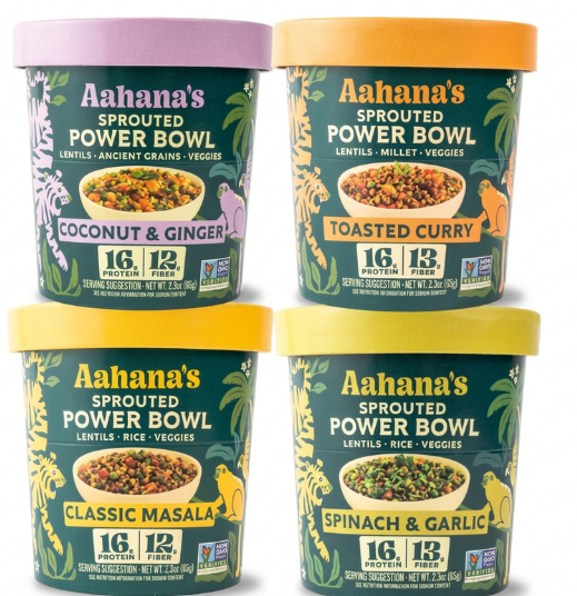 Aahana’s Sprouted Power Bowls Plant-Based, Gluten-Free