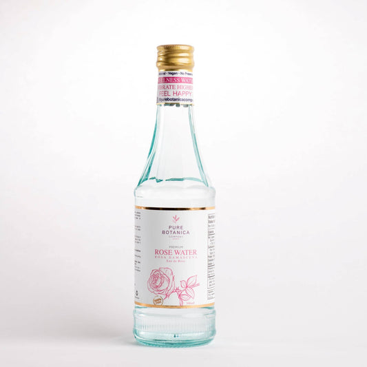Anti-Anxiety + Mood Booster: Organic Premium Rose Water Dist: 300 ml