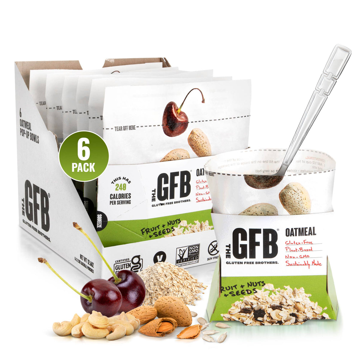 Fruit, Nuts & Seeds Protein Oatmeal Pop-Up Cup