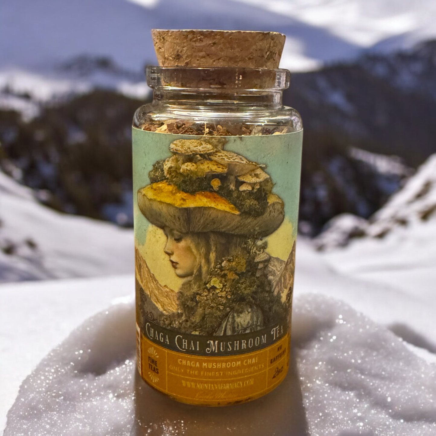 Chaga Chai Mushroom antioxidant Tea Spice