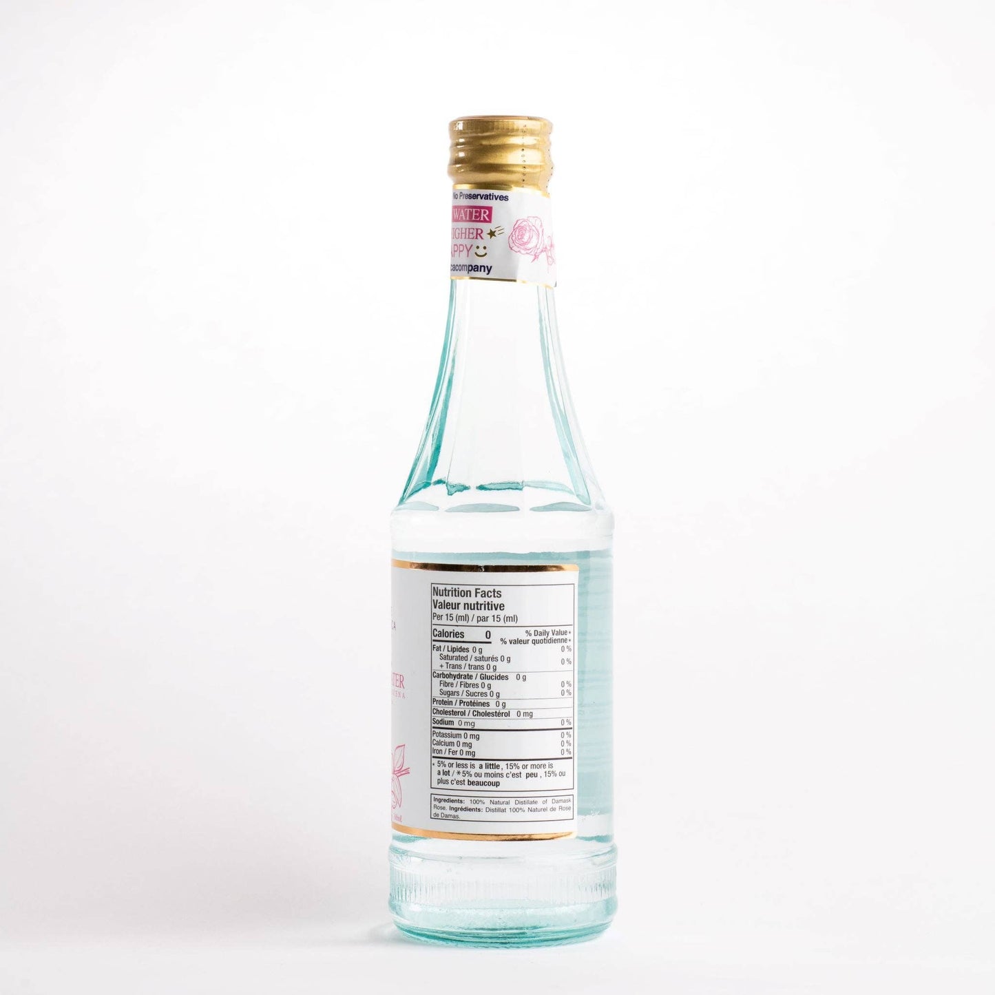 Anti-Anxiety + Mood Booster: Organic Premium Rose Water Dist: 300 ml