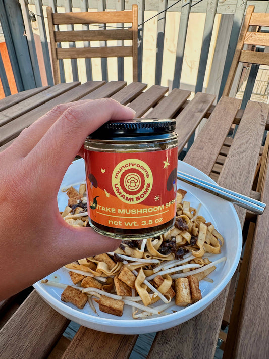 Umami bomb sauce shiitake mushroom spread
