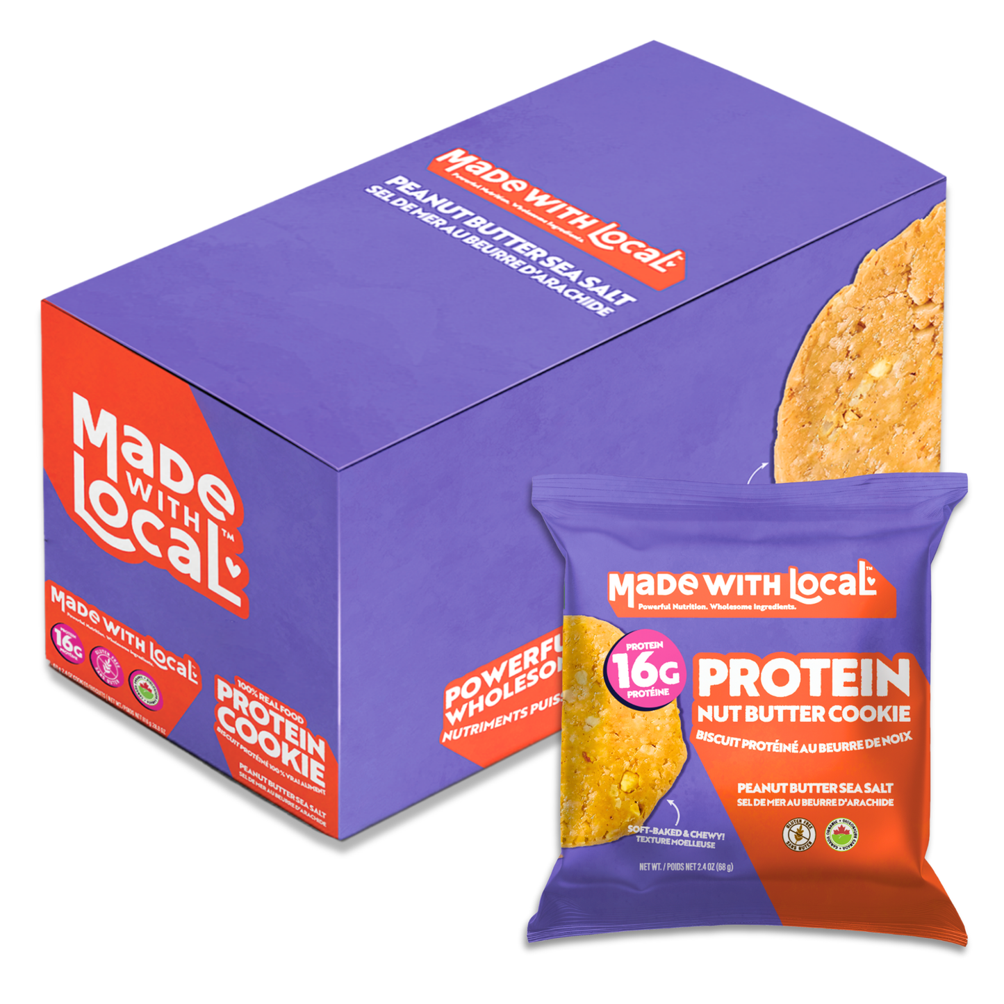 Peanut Butter Sea Salt Protein Cookie