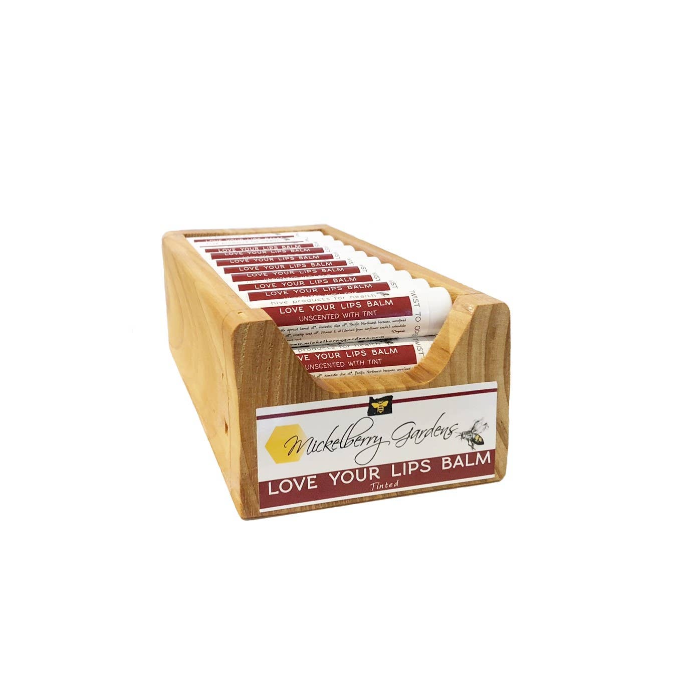 Love Your Lips Balm (Regular or Tinted): Regular / 20-Tube Display (1st order only)