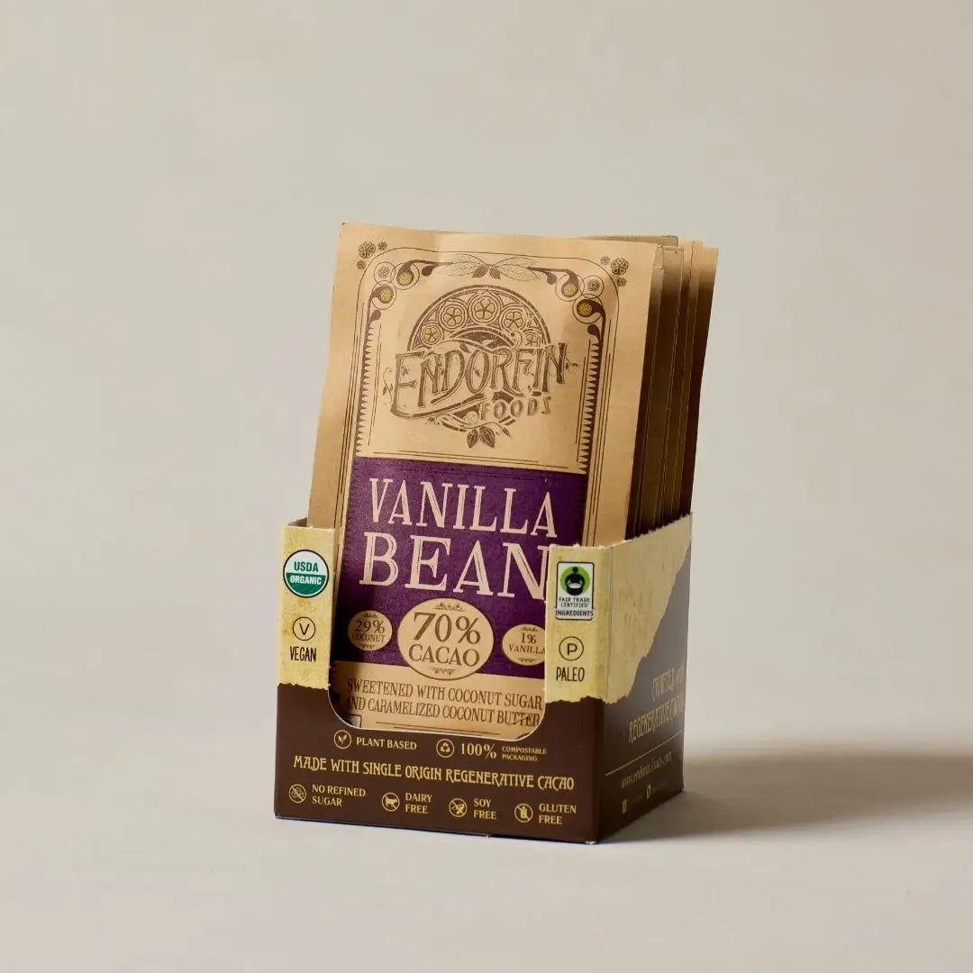 Endorfin Vanilla Bean Dark Chocolate Bar