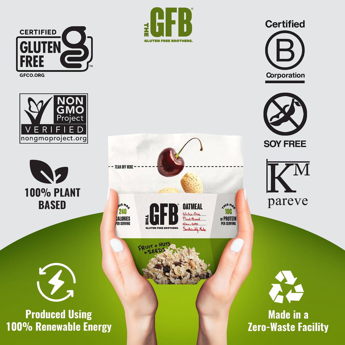 Fruit, Nuts & Seeds Protein Oatmeal Pop-Up Cup