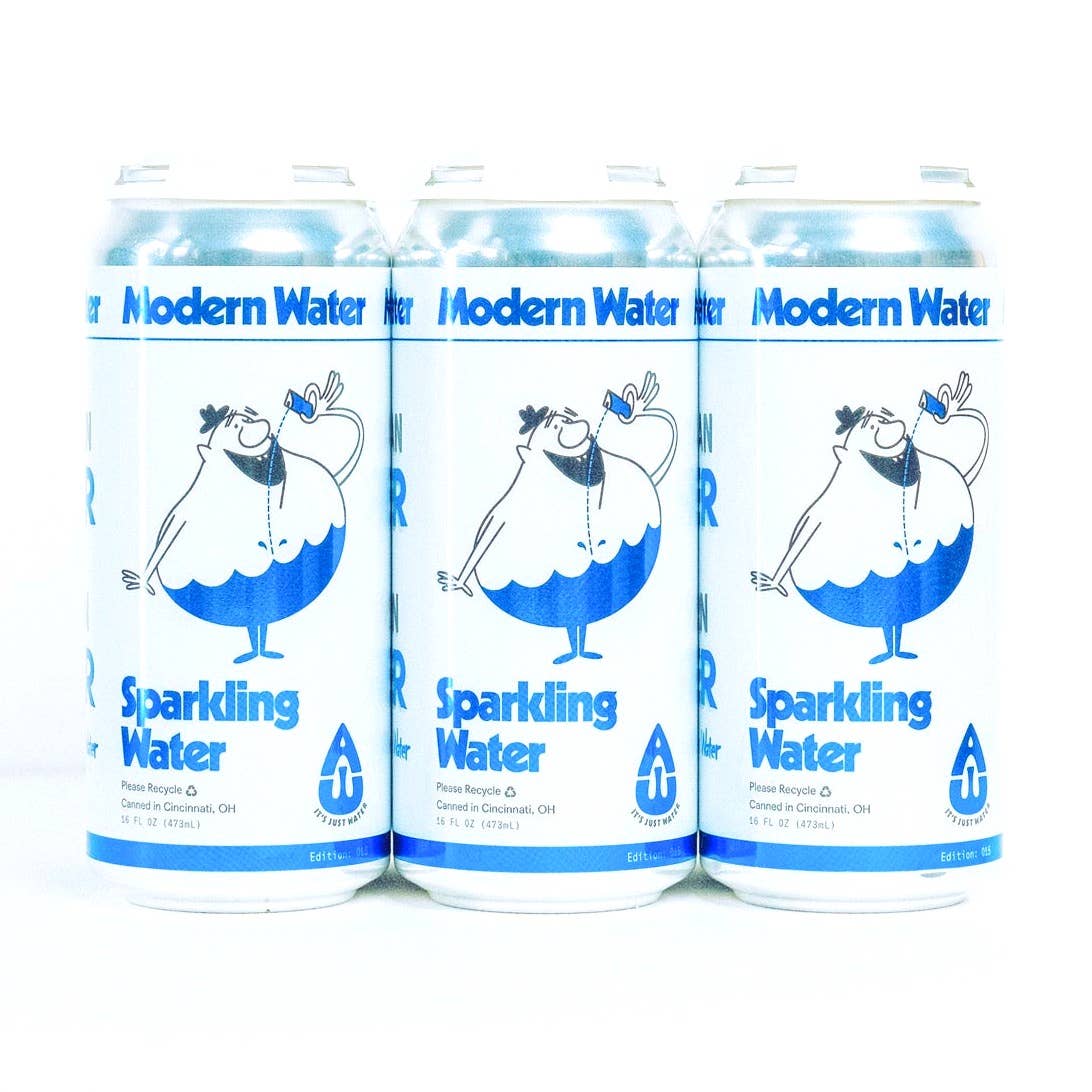 Modern Water 16oz Sparkling Water Aluminum Can (24pk)