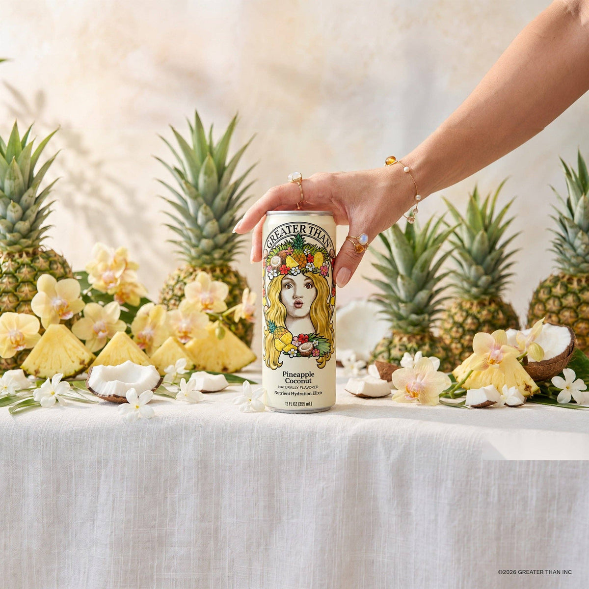 Pineapple Coconut: Coconut Water and Real Fruit Juice with Electrolytes, Vitamins and Fiber: 12-pack
