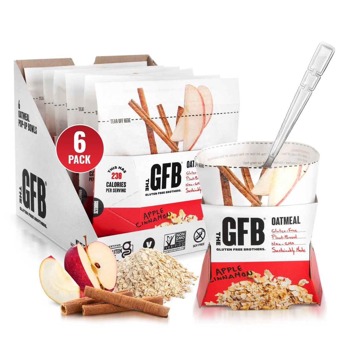 Apple Cinnamon Protein Oatmeal Pop-Up Cup