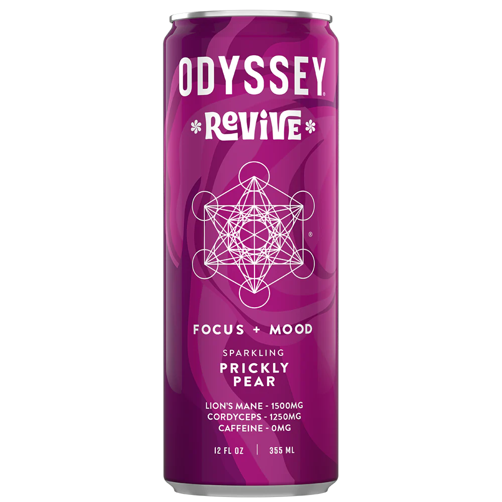 Odyssey Elixir - Prickly Pear Revive Sparkling Mood & Hydration Drink