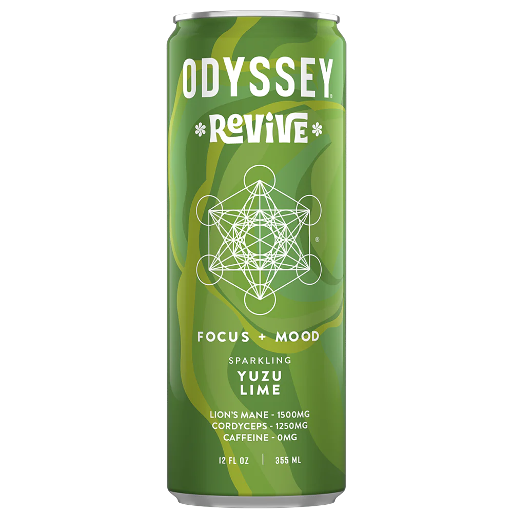 Odyssey Elixir - Yuzu Lime Revive Sparkling Mood & Hydration Drink