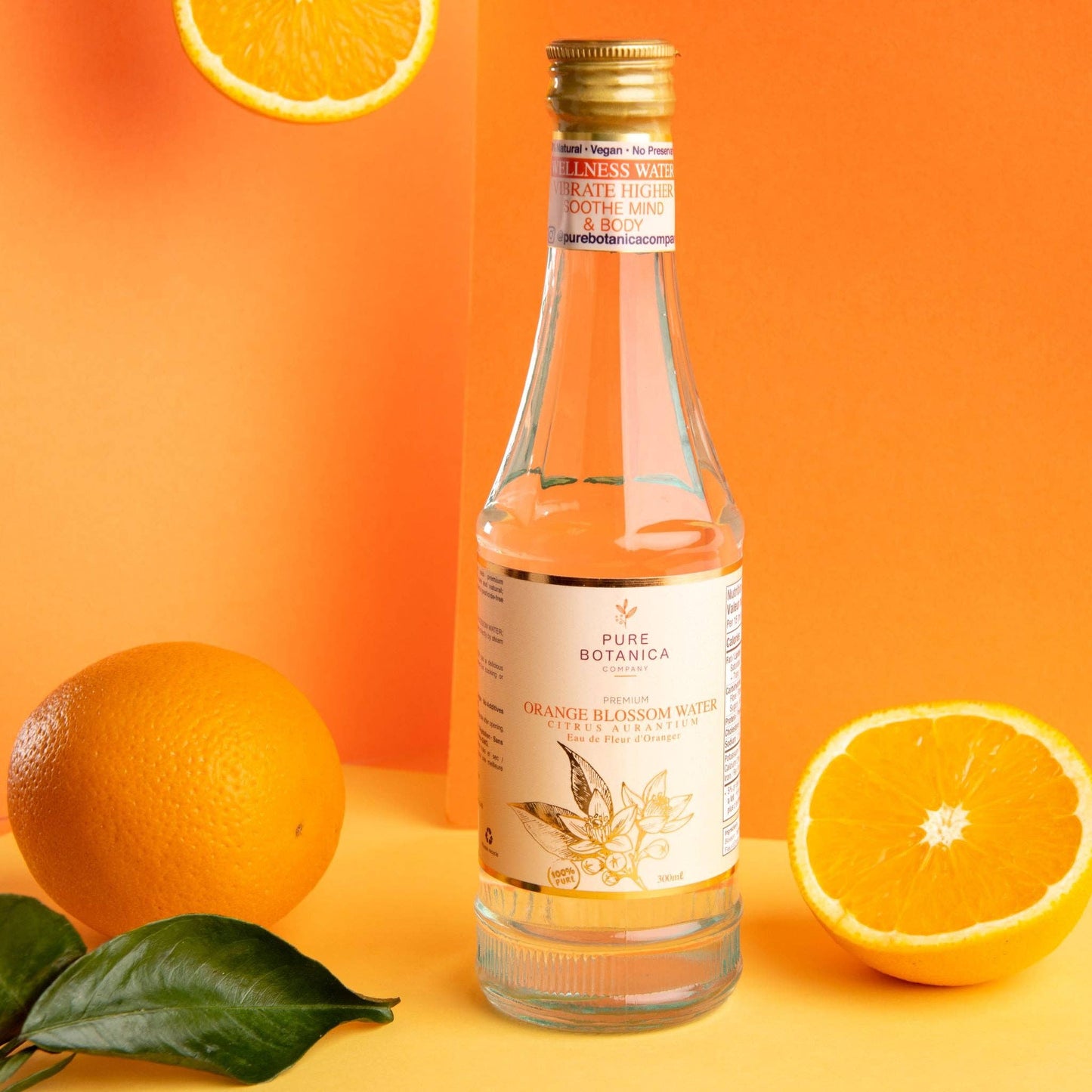 Soothe Mind + Body: Organic Premium Orange Blossom Water Dis: 300 ml
