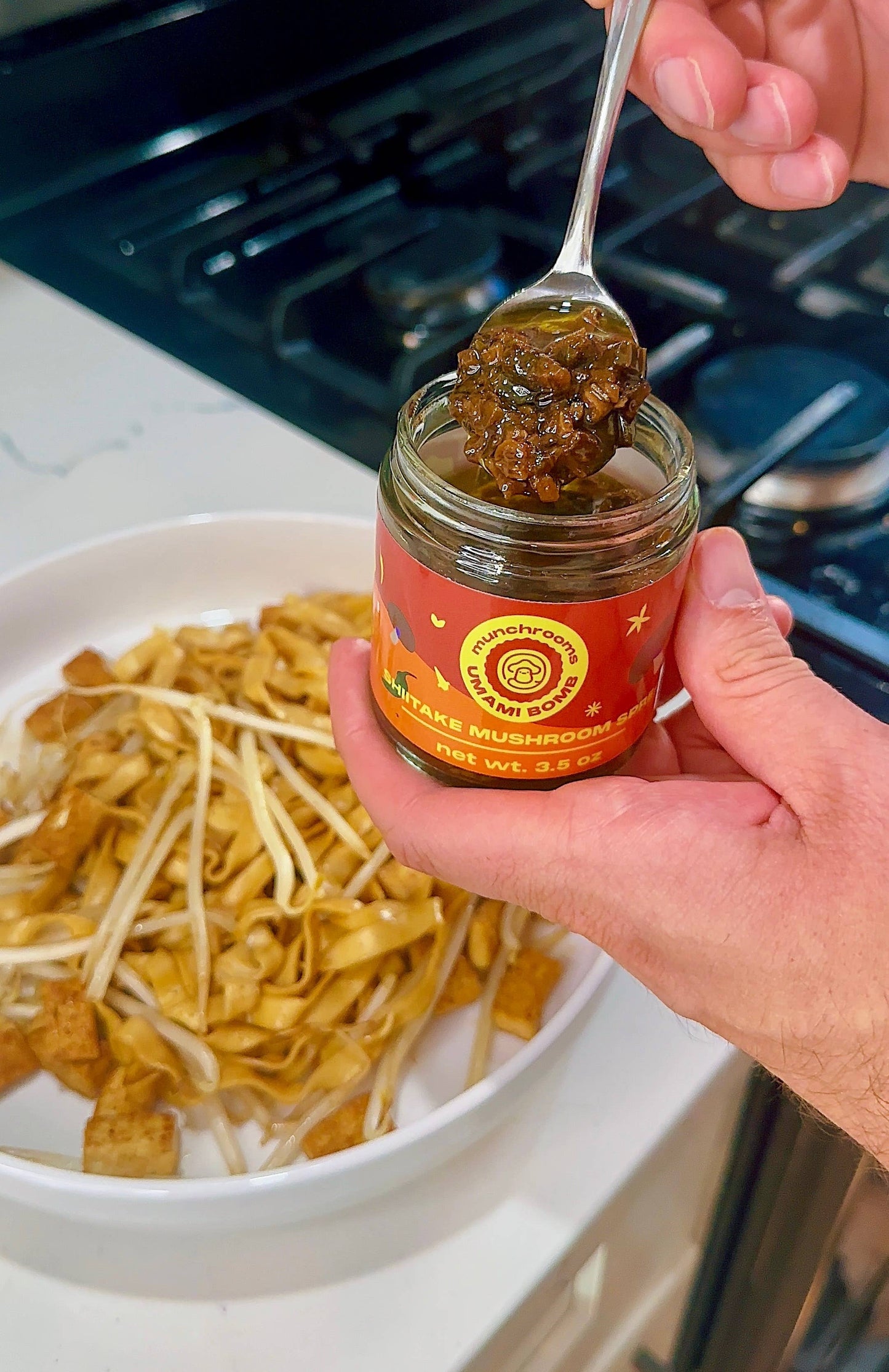 Umami bomb sauce shiitake mushroom spread