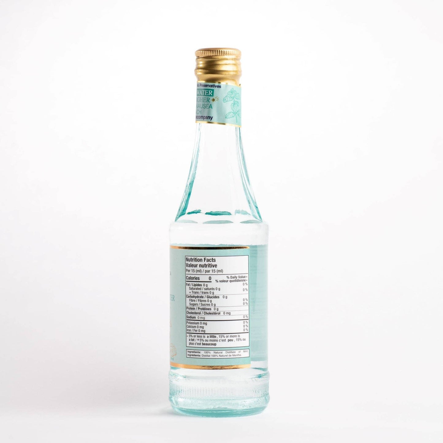 Digestion + Bloating: Organic Premium Mint Water Distillate: 300 ml