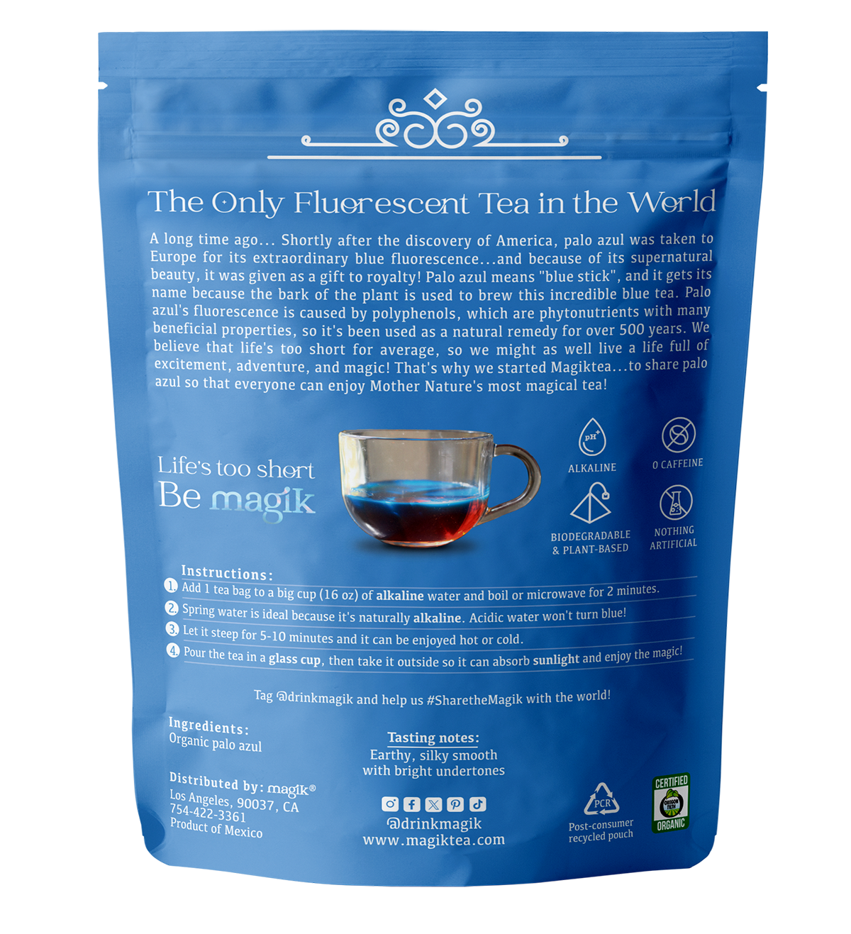 Palo Azul - 15 Tea Bags - USDA Organic