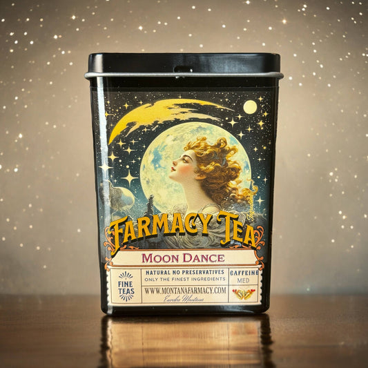 Tea Tin pocket/ travel with Moondance Iced tea bags
