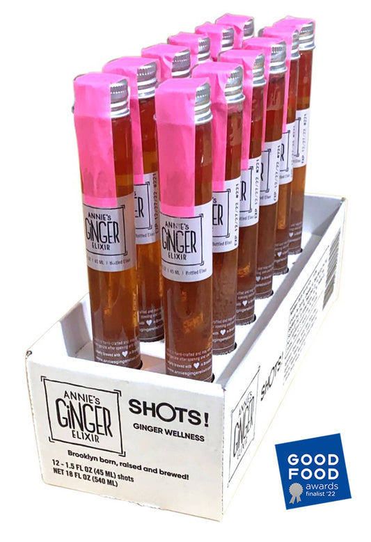 Org. Gut Health + Immunity Boost Ginger Elixir 1.5oz Shots
