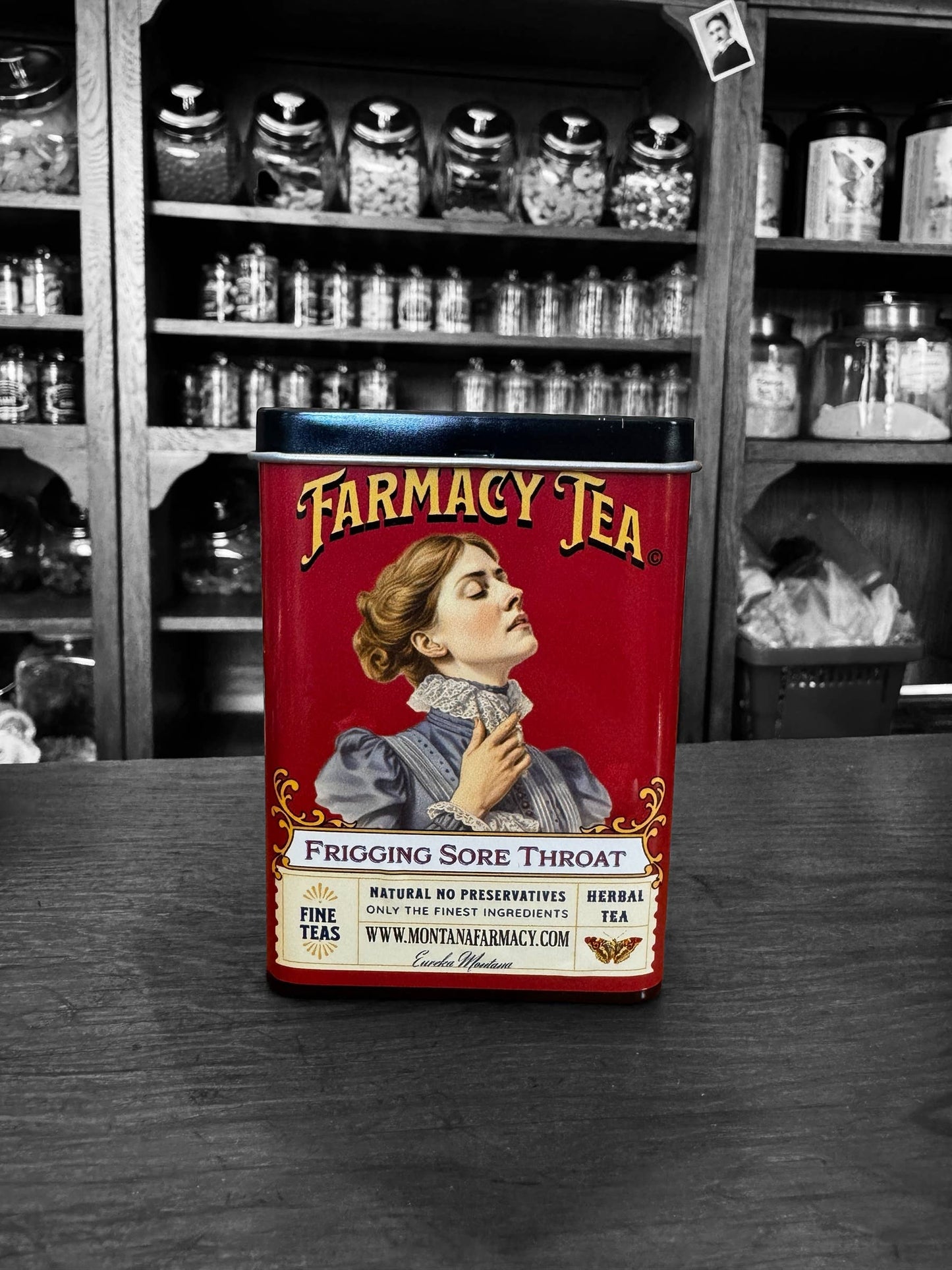 Frigging Throat Tea Soothing Tasty  Tea Tin pocket/ travel