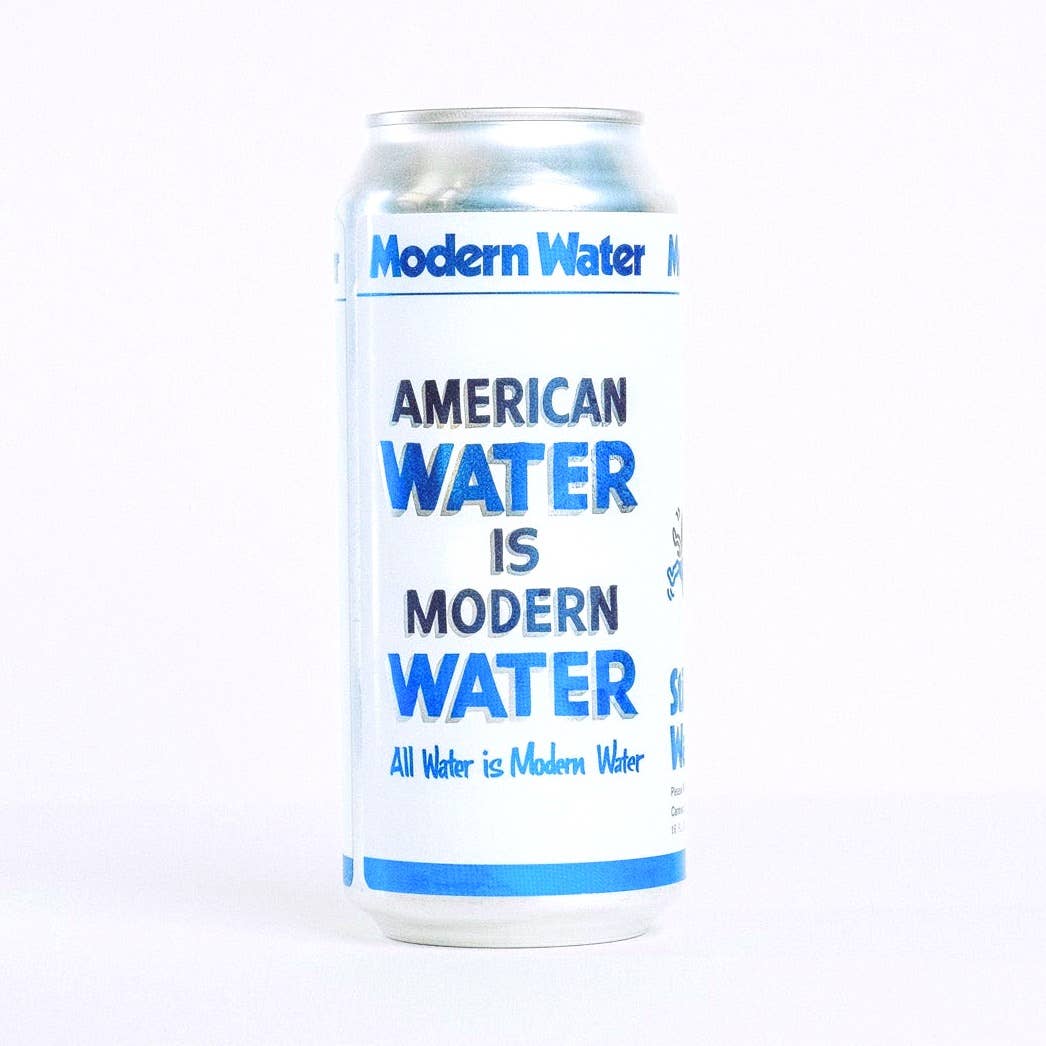 Modern Water 16oz Sparkling Water Aluminum Can (24pk)