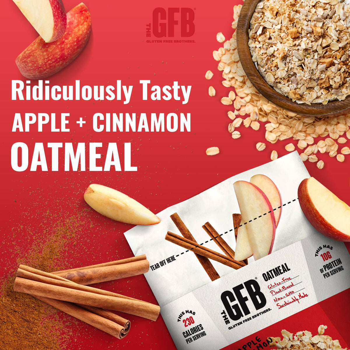 Apple Cinnamon Protein Oatmeal Pop-Up Cup