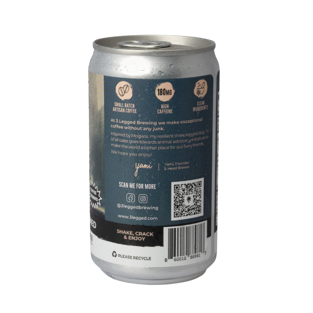 Black Unsweetened Nitro Cold Brew Coffee