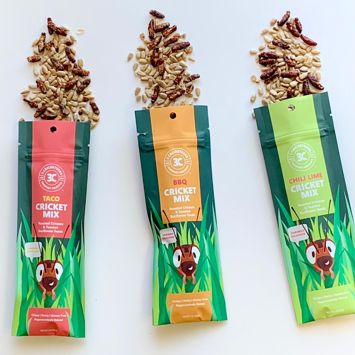 Cricket Snack Mix Variety Pack - BBQ, Taco, Chili-Lime
