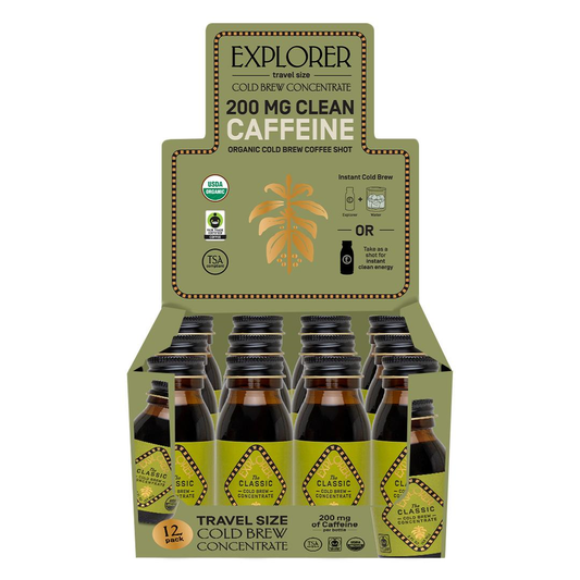 Classic Travel Cold Brew Concentrate | 12x 2oz Boxes | 8ct