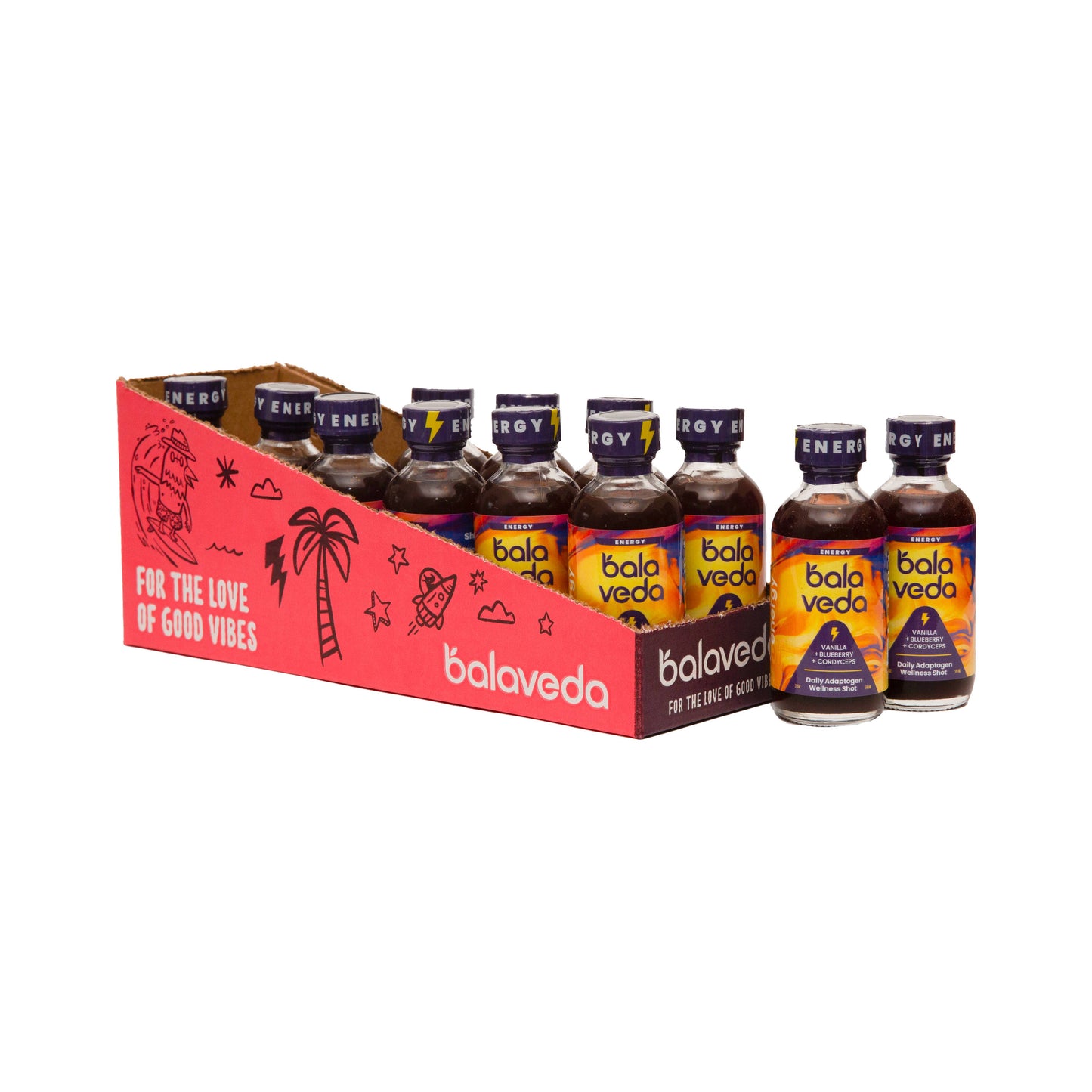 Wicked Blueberry - Blueberry Vanilla Energy Shot - 2 oz