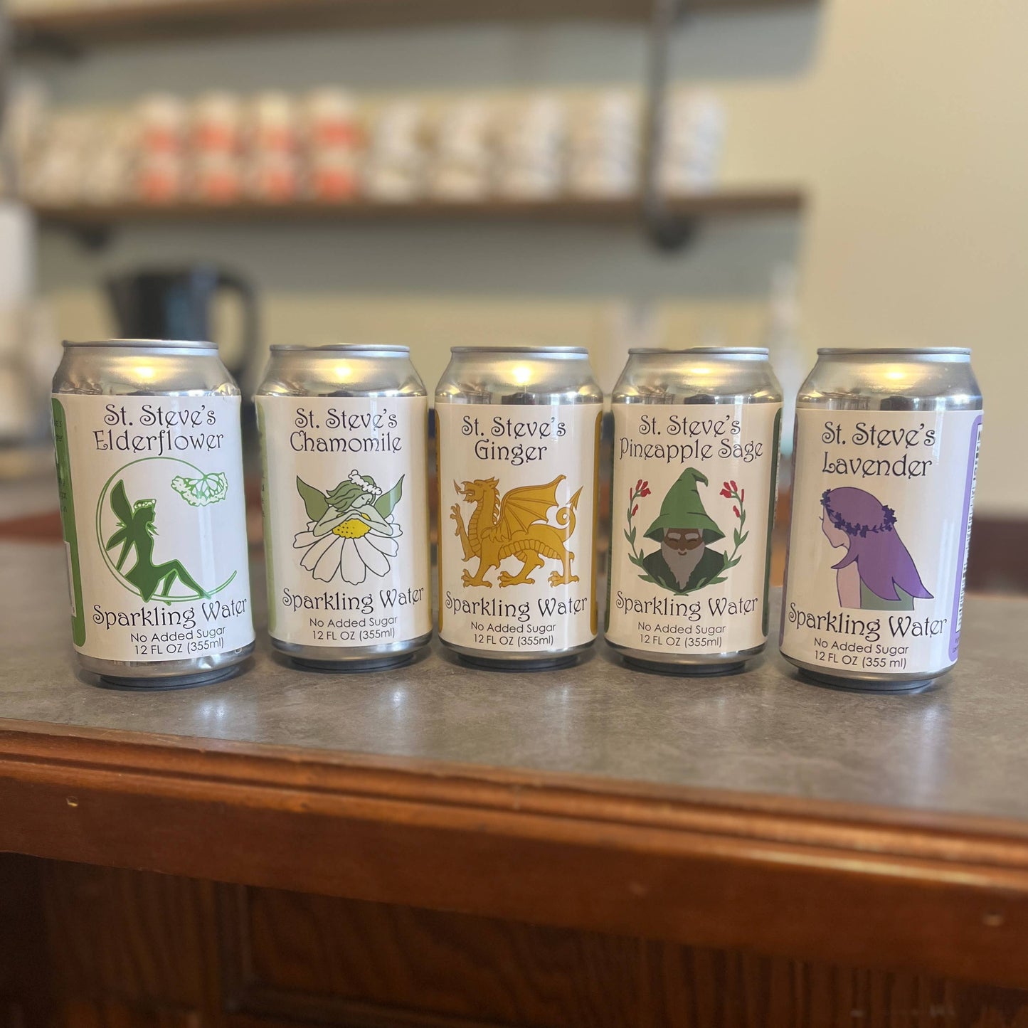 Sparkling Water- 5 Flavor Mixed Case