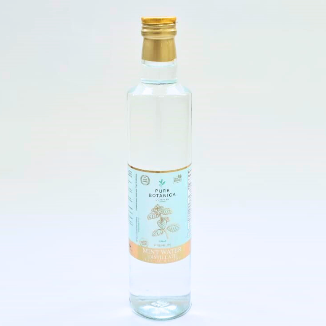 Digestion + Bloating: Organic Premium Mint Water Distillate: 300 ml